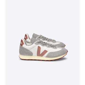 White Women's Veja RIO BRANCO HEXAMESH Running Shoes | AU 417SGL